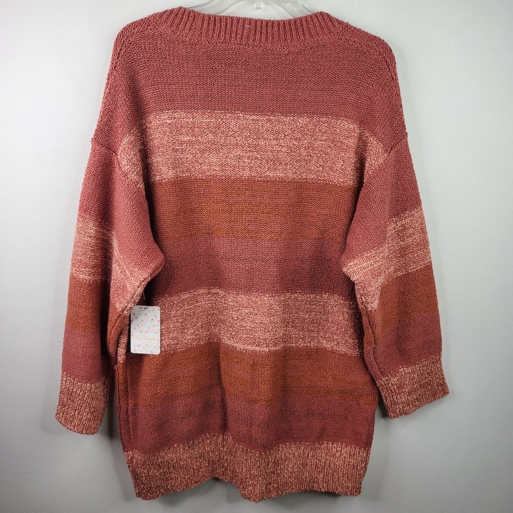 Free People Blush Knit Cardigan NEW Size SM - Picture 4 of 11
